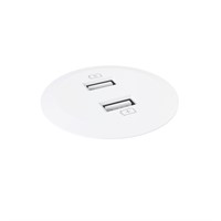 Powerdot Mini 51 - 2 USB-A charger 12W, white